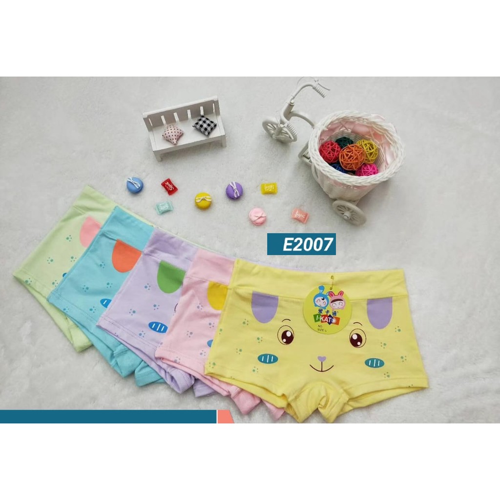 Celana dalam (CD) Boxer  Anak Perempuan - Cewek Elena E2007-53003 Katun Adem