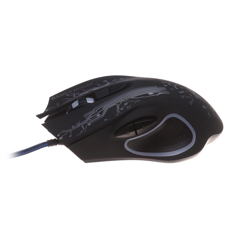 Mouse Gaming USB 3200 dengan LED RGB Laptop, Netbook, PC