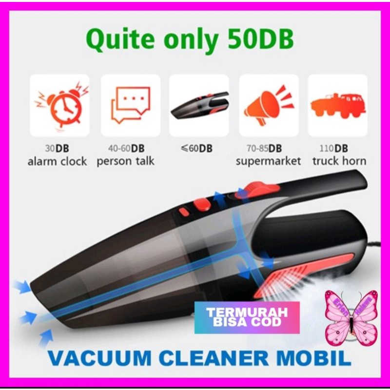 ERIENHALAWA - Vacuum Cleaner Mobil Portable - Penyedot Debu Mobil dan Rumah-Mini Vacuum Cleaner