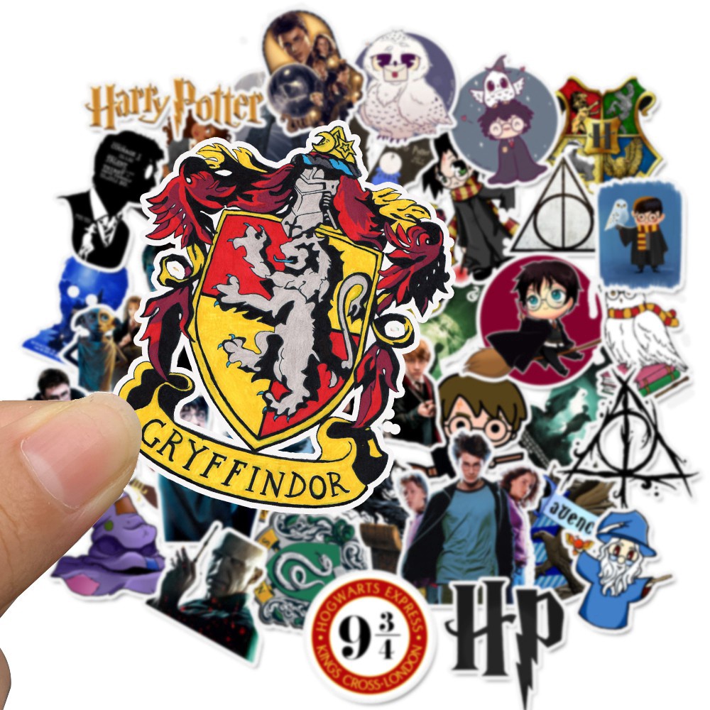 50 pieces of Harry Potter graffiti stickers luggage computer waterproof non-adhesive stickers