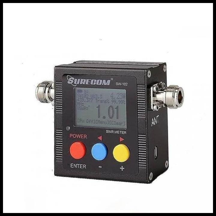 Surecom Sw-102 Digital Vhf Uhf Swr 125-525Mhz Power Meter Sw102