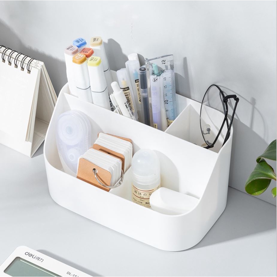 Dekstop Tempat Make Up Storage Box Kotak Multifungsi