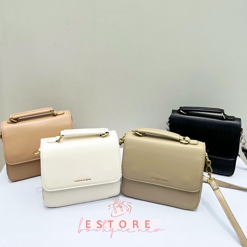 New CFront Flap Top Handle Crossbody Bag