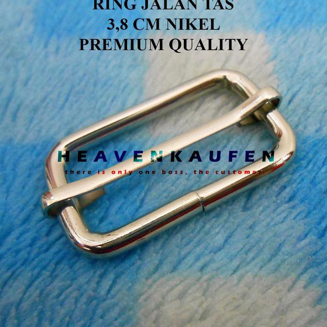 

Ready Oke] Ring Jalan Tas 3,8 Cm Nikel Silver Kualitas Premium Tebal 4,5 Mm