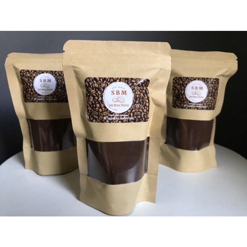 

Kopi Hitam Murni 100% - Kopi Bubuk Robusta Asli Bali 100gr