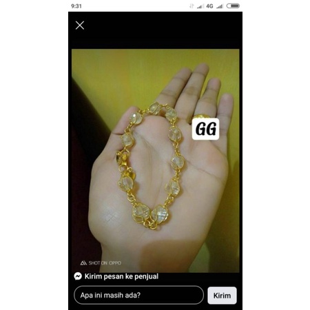 gelang lapis emas 24 karat