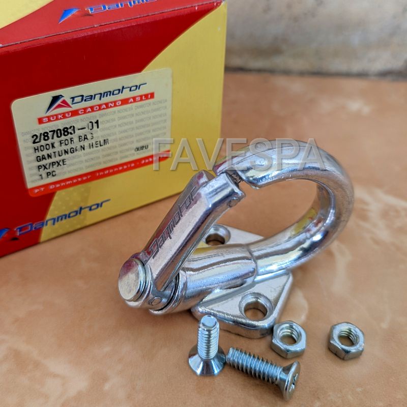 GANTUNGAN HELM BARANG VESPA KLASIK