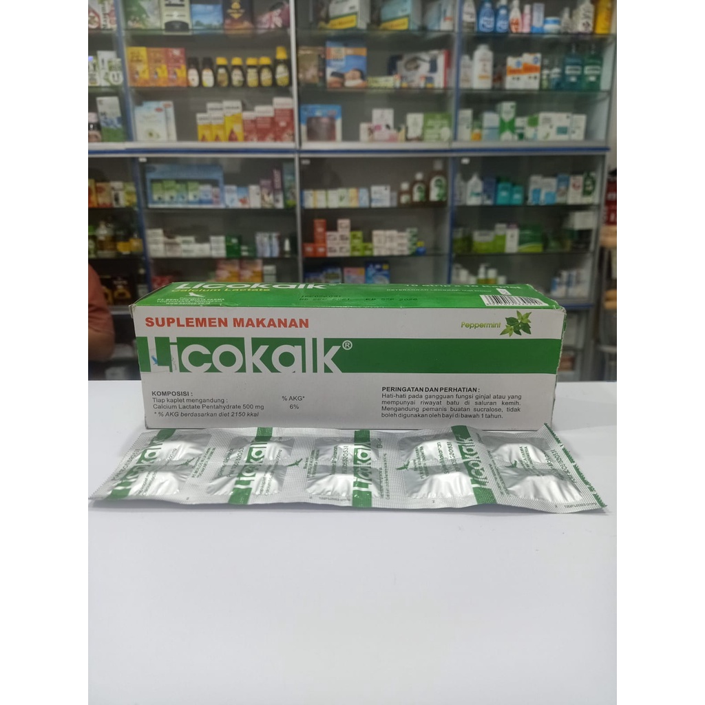 Licokalk untuk Ibu Hamil Suplemen Makanan Vitamin Kalsium