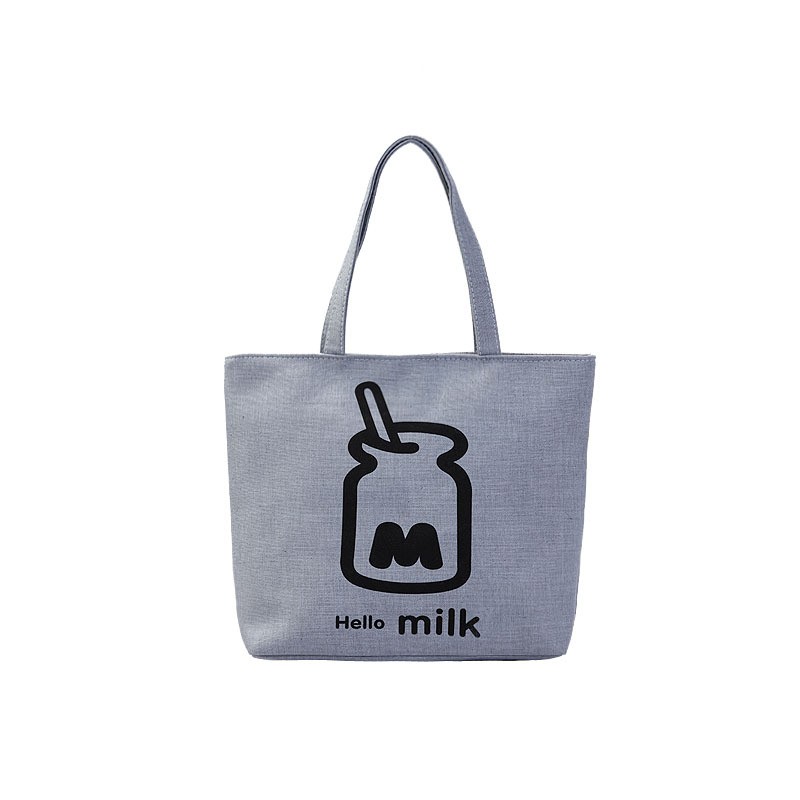 [DIKIRIM DARI JAKARTA] Totebag Kanvas Milk Series