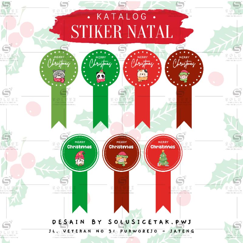 

Stiker Natal Lucu