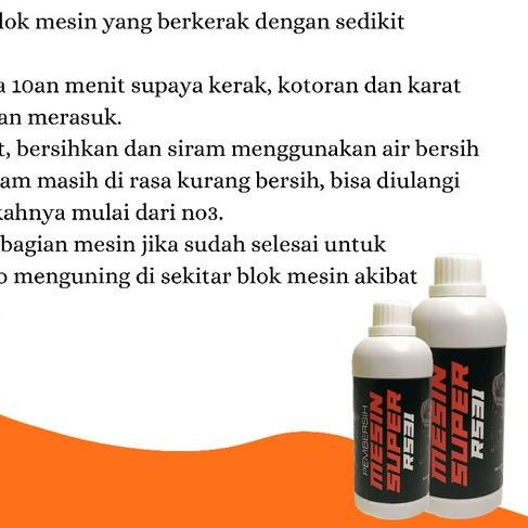 ➹ Pembersih Mesin Super RS31 | Penghilang Kerak Mobil, Pembersih Karat ➼
