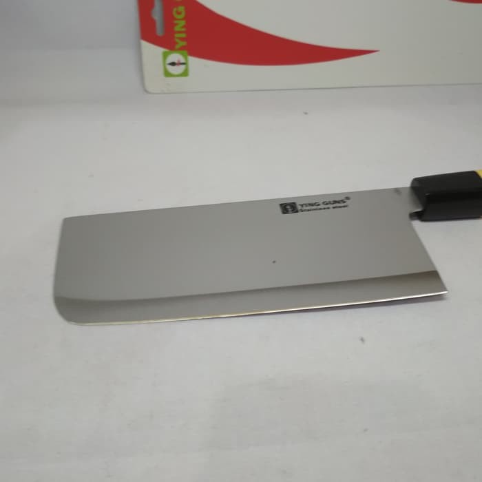 Pisau daging golok dapur lebar 6.5&quot; 6.5 inch gagang motif