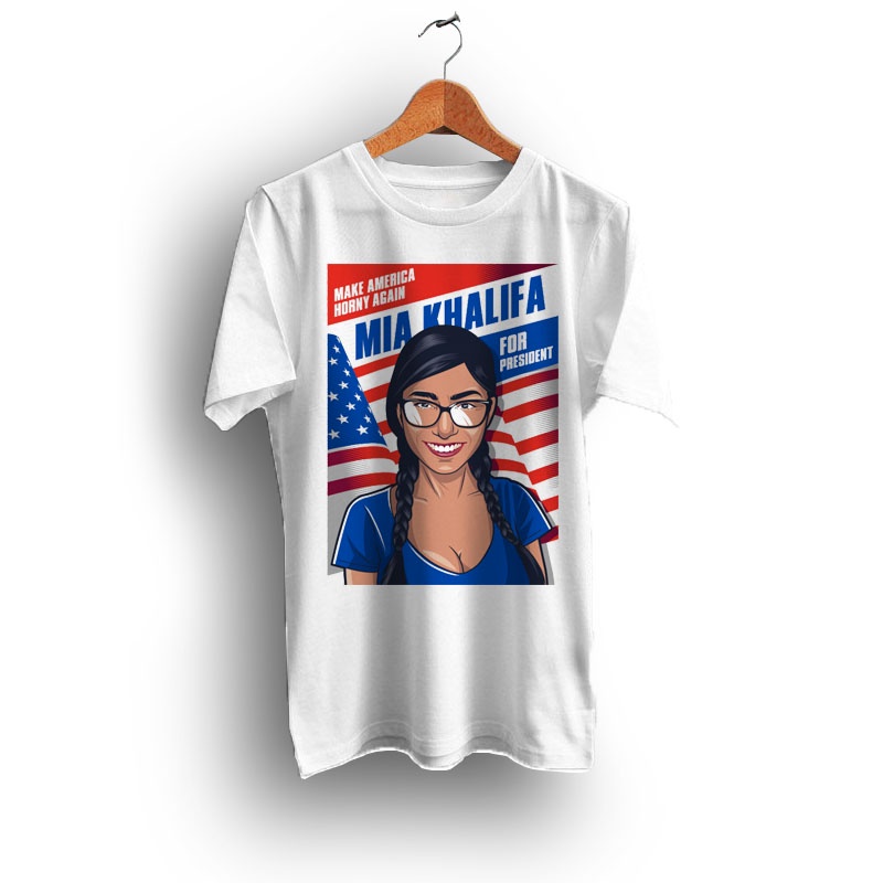 KAOS MIA KHALIFA TSHIRT FILM ARTIS MIA KHALIFA