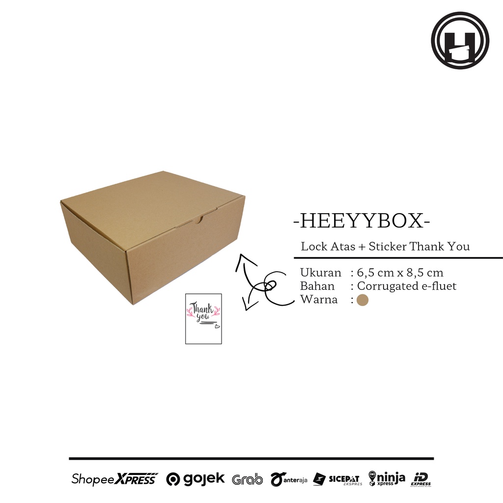 

Thank You" Box Sticker set. Cocok Untuk Hampers, hadiah, dan Kado ucapan ready stock siap kirim