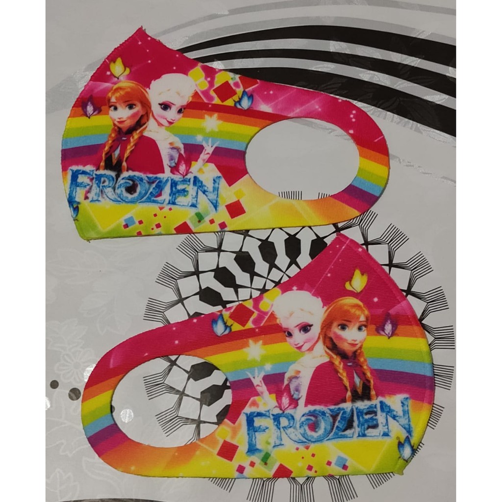 MASKER SCUBA ANAK-ANAK PEREMPUAN / MASKER SCUBA PRINTING