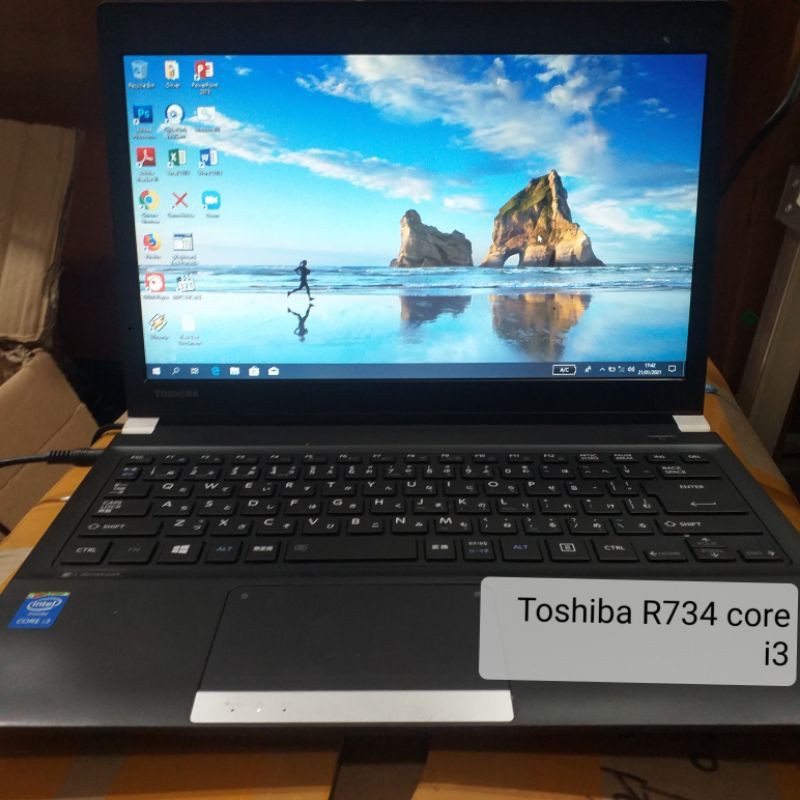 LAPTOP TOSHIBA R734 CORE I3 RAM 4GB HDD 320GB TERMURAH BERGARANSI