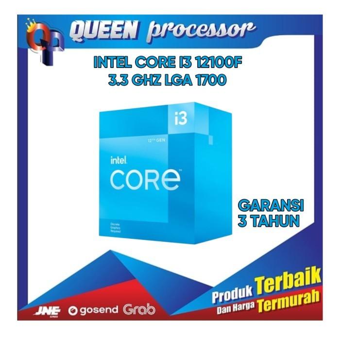 processor intel core i3 12100f 3 30 ghz box lga 1700 garansi 3 tahun