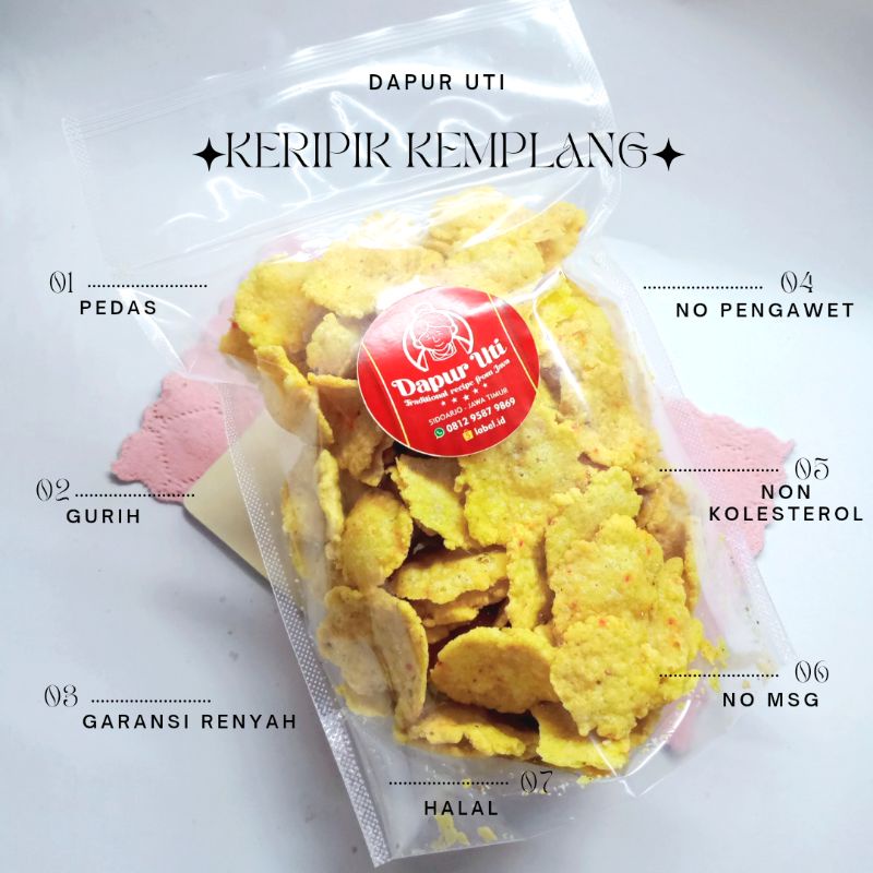 

Keripik Kemplang Khas Tuban 500gr/Keripik Kemplang Tepung Beras