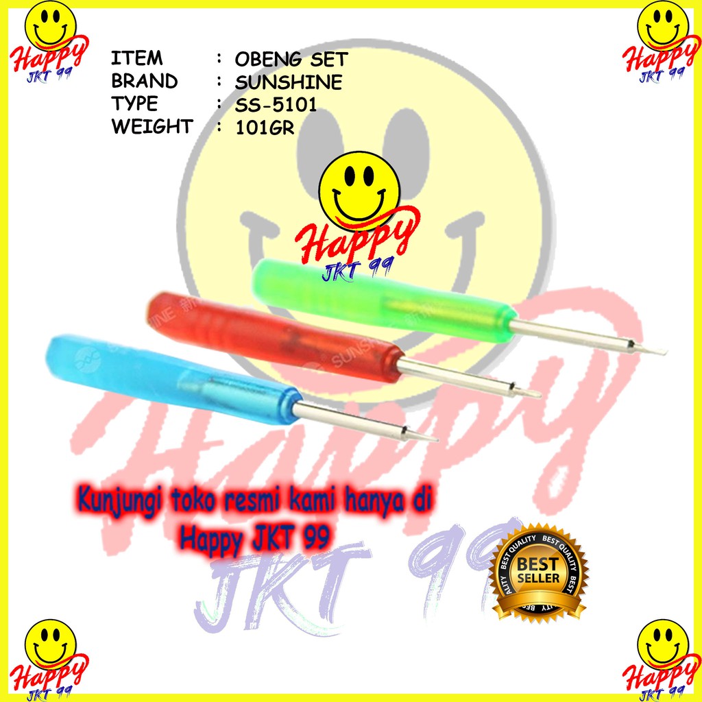 [ HAPPY JKT 99 ] OBENG SET SUNSHINE SS-5101 SS5101 SS 5101 OPENING TOOL ORIGINAL