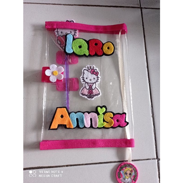 

sampul iqro mika bening (free nama+karakter) + kalam