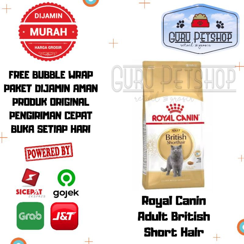 Royal Canin Adult British Shorthair 2kg Freshpack Makanan Kucing British