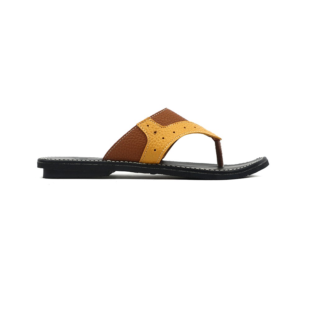 Sandal Papirut Velonesia Bisa COD Sandal Wanita Papirut Sandal Jepit EDJJ004 - Edrea-Edrea-Coklat