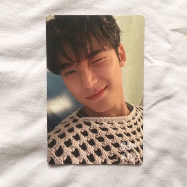 pc photocard mingyu attacca carat ver carver wink seventeen