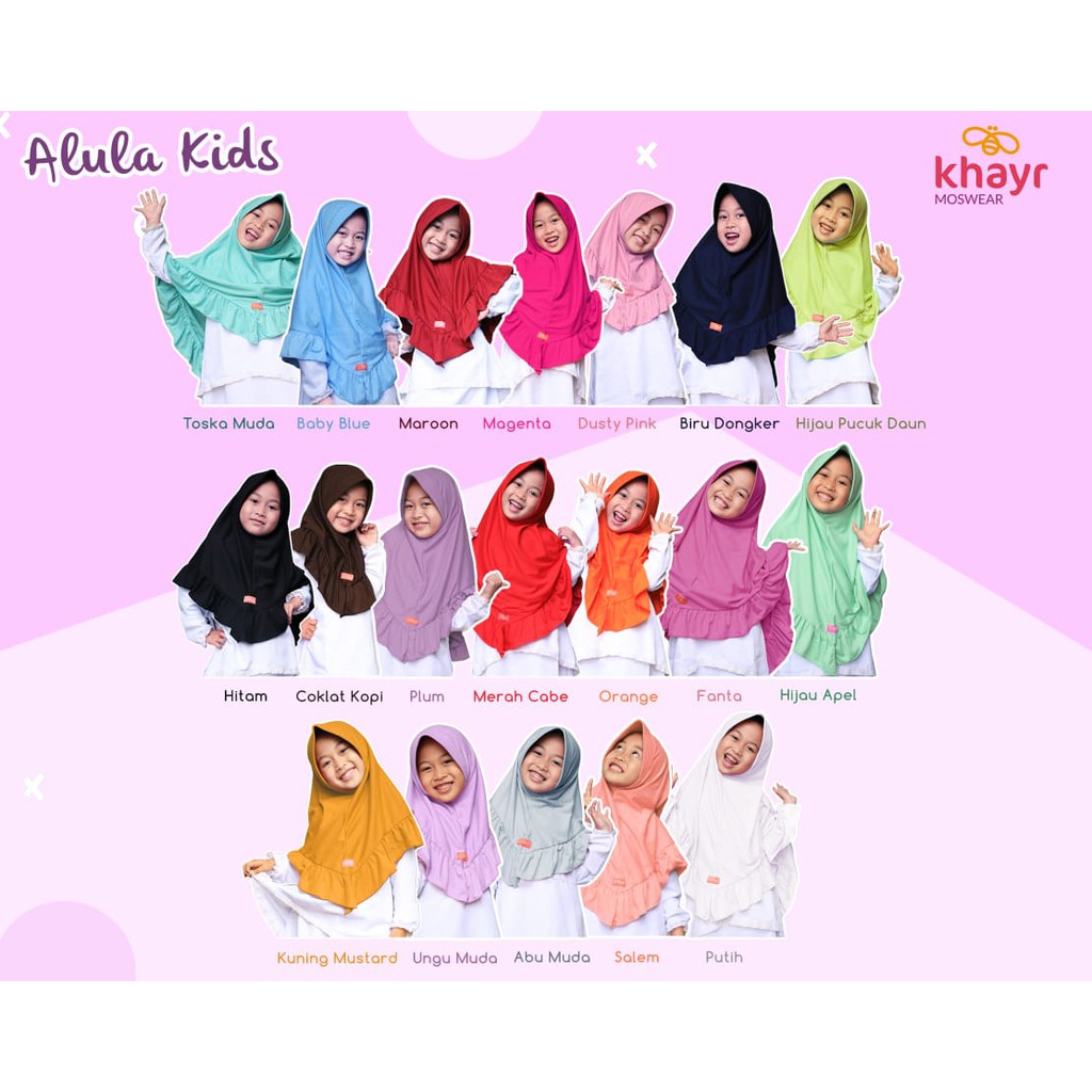 Jilbab Anak / jilbab kaos nyaman/ jilbab anak kaos