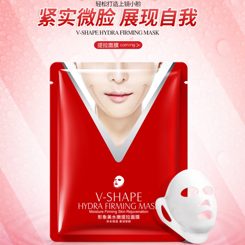 Masker Wajah V Shape Facial Sheet Mask / Masker Wajah Tirus