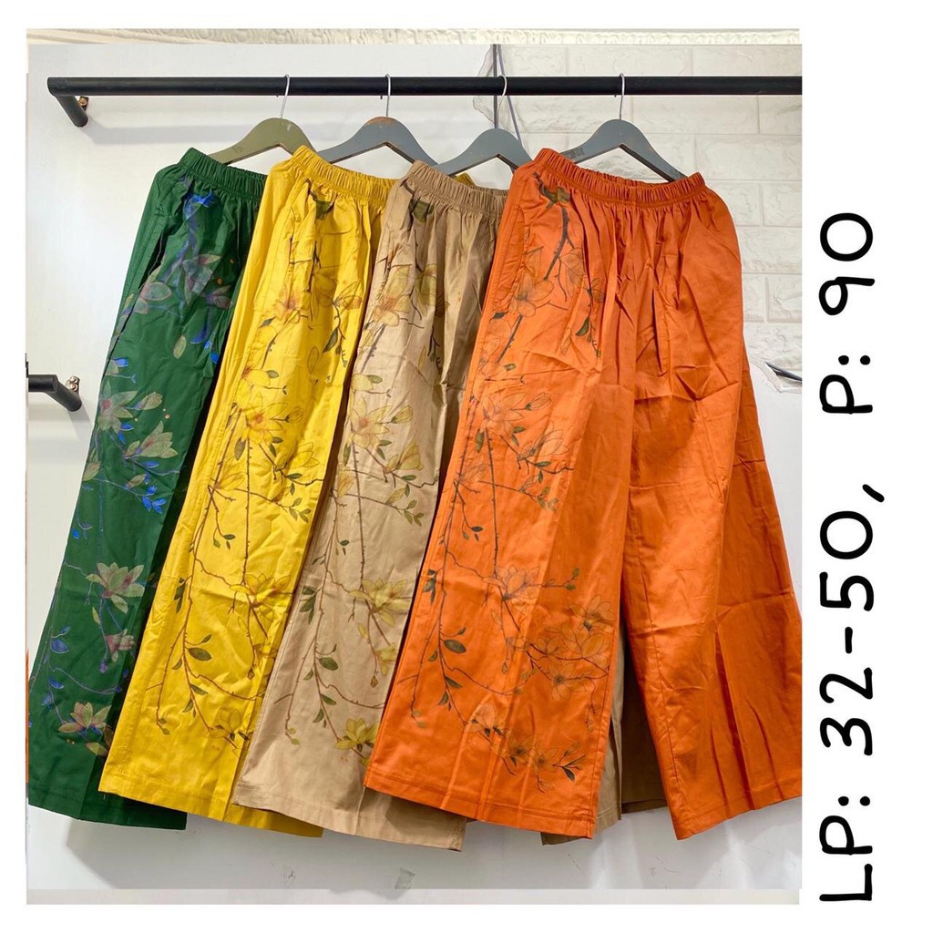 Celana Kulot Katun Import Premium Bangkok