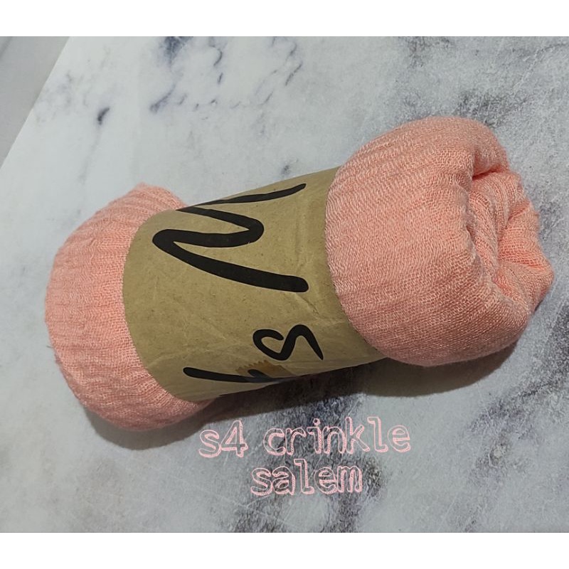 [COD] PASHMINA CRINKLE / CRINGKLE KUSUT /CRINGKLE RAWIS / HIJAB SHAWL PREMIUM RAWIS negro-SEGIEMPAT-SALEM