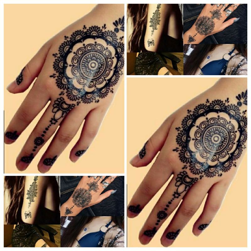 Tato Henna Wedding Hitam / Tato temporer