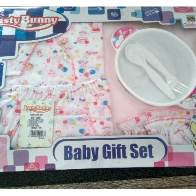 Lusty Bunny baby gift set