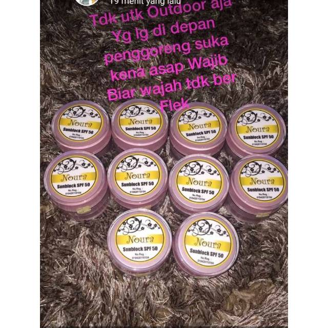 Sunblock spf 50 noura skincare