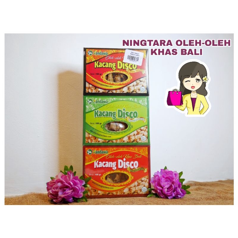 KACANG DISCO PANDAWA ASLI BALI ISI 3 BOX x100GR