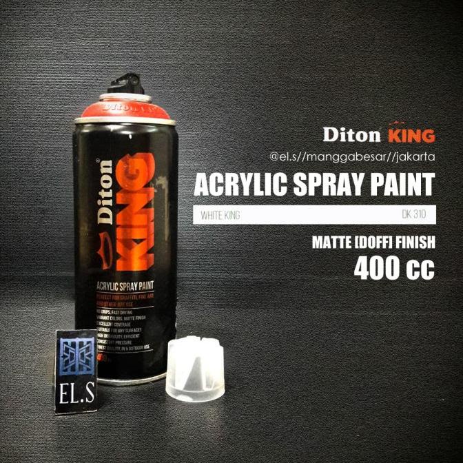 

BISA COD Diton King DK310 WHITE KING - Acrylic Spray Paints/CAT AKRILIK SET/CAT AKRILIK SET 24 WARNA/CAT AKRILIK PASTEL/CAT AIR/CAT AIR LUKIS SET/CAT AIR GIOTTO/KUAS LUKIS 1 SET/KUAS LUKIS KECIL/KUAS LUKIS LENGKAP/KANVAS LUKIS/KANVAS LUKIS SKETSA/KANVAS