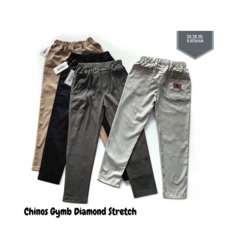 Celana panjang chinos chino anak Laki Cowok 8 - 10 Tahun size 26 28 30 PREMIUM