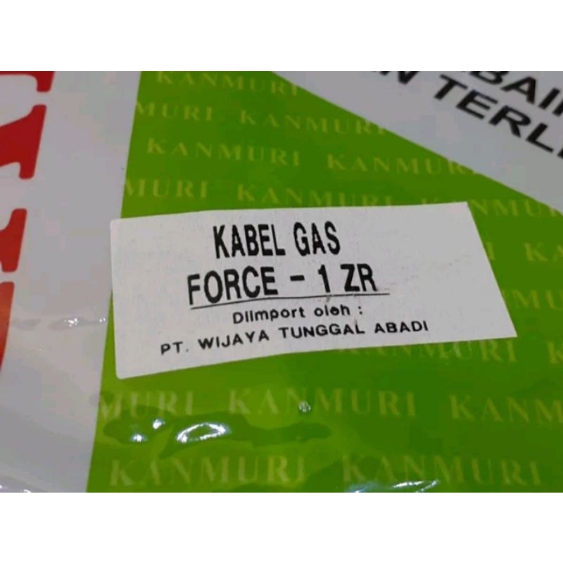 kabel tali gas force 1 zr f1zr f1 zr original Kanmuri