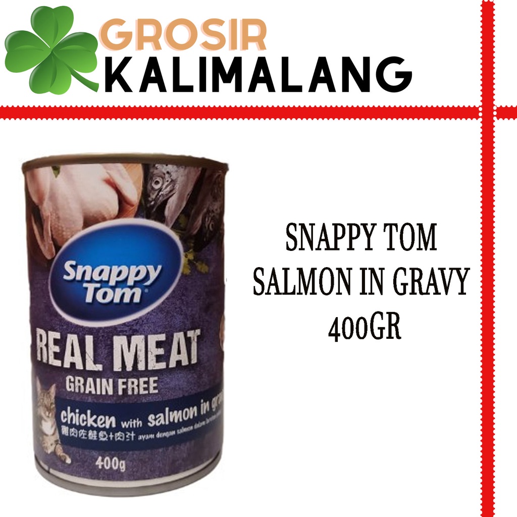 Snappy Tom Chicken Salmon Gravy 400gr