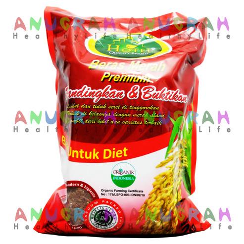 

BERAS DIABETES BEBAS GULA - BERAS MERAH PREMIUM MEREK 'HOTEL'