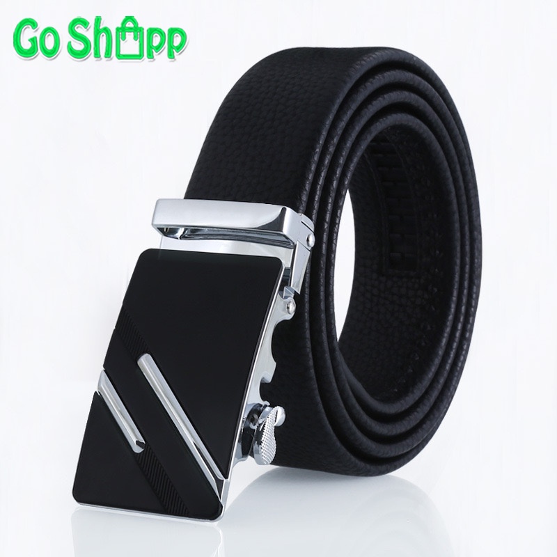 Gesper Pria Kulit PU Import - Ikat Pinggang Pria Model Rel Import - Sabuk Gesper Cowok Kulit Terbaru - Tali Pinggang Cowok Import Model Terbaru - Gesper Cowok Men Belt Import [IP03]