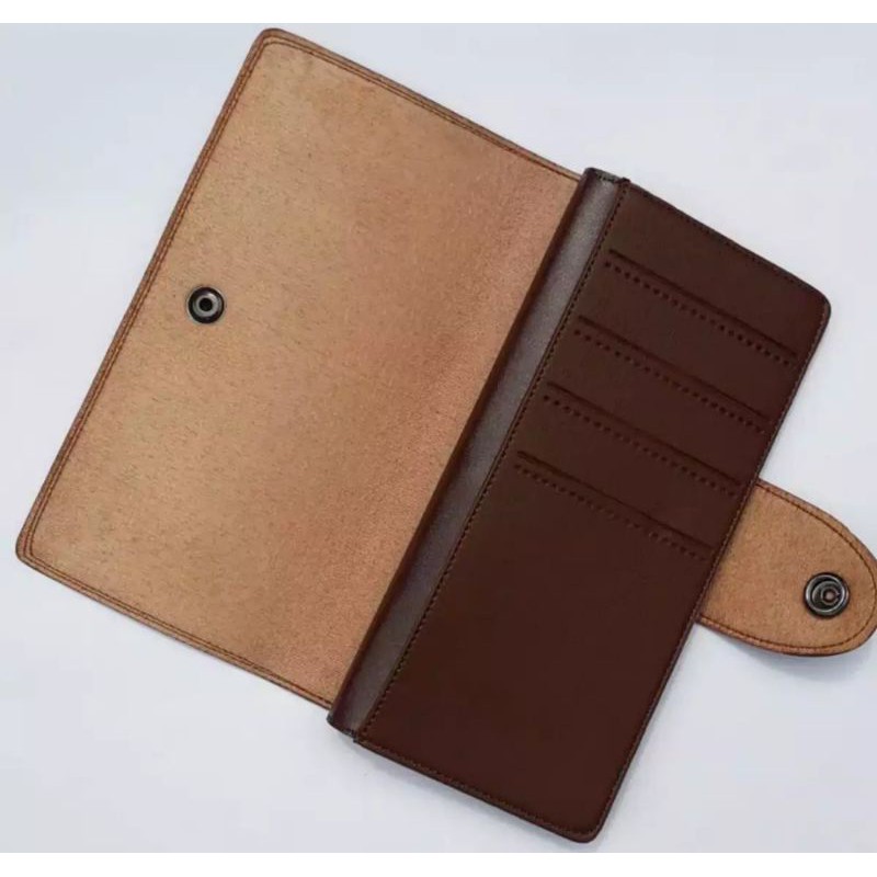 Dompet Kulit PREMIUM Dompet Pria/Wanita Dompet Model Panjang LV-206