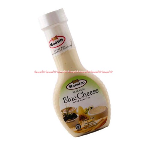 Maestro Blue Cheese Blue Cheese 237ml Rasa Keju Maestro Blu Chess Kemasan Botol Bluecheese Chesse Saos Mayonais Salad Dressing Mayo Mayones Maes Stto