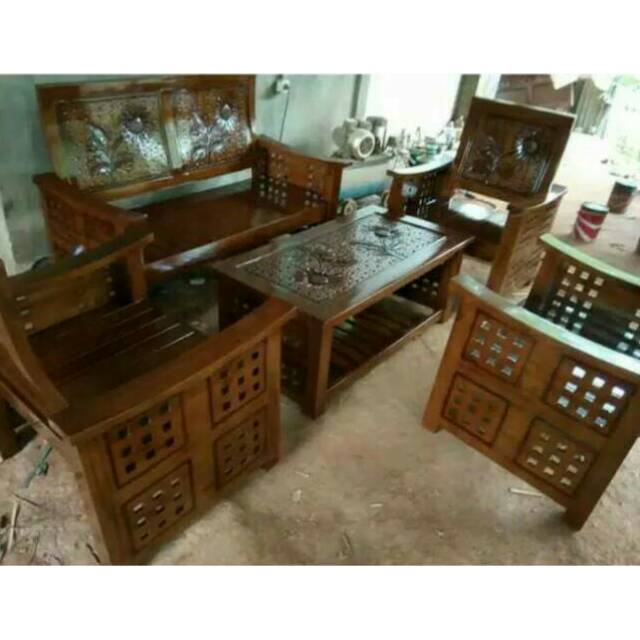 Kursi Tamu Minimalis Jokowi Kursi Tamu Kayu Jati Mebel Jepara