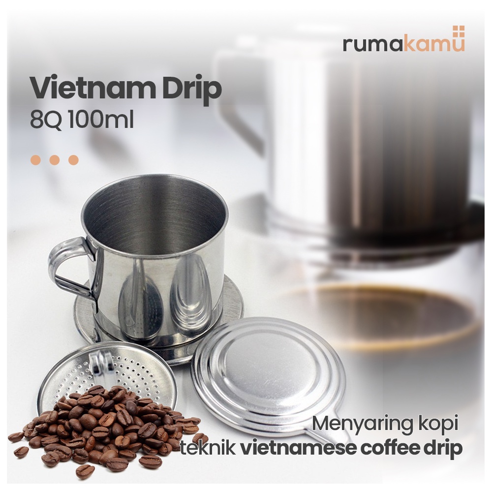 Vietnam Drip Alat Saring Kopi Coffee Drip Pot Stainless Steel