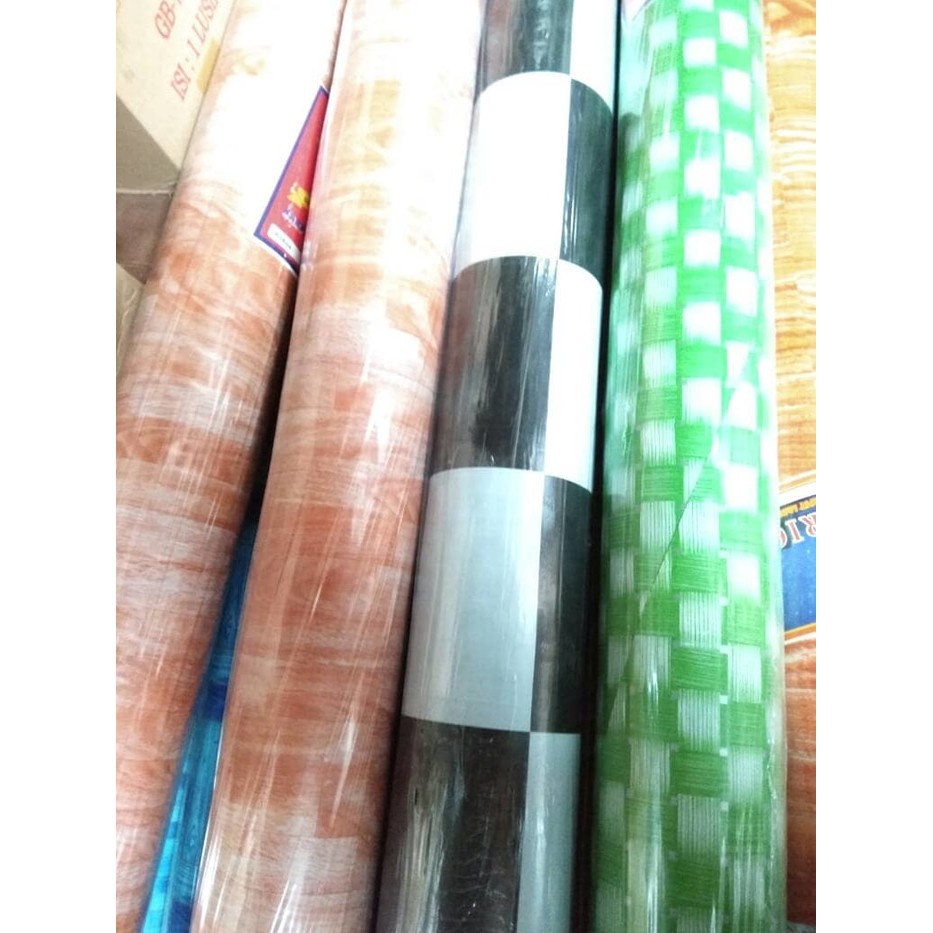 Karpet Meteran / Taplak Meja Plastik Meteran Motif - PG