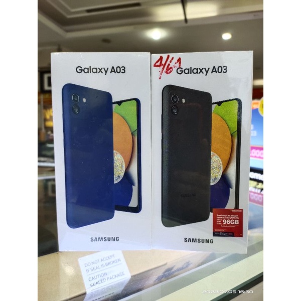 Samsung galaxy A03 3/32gb 4/64gb 4/128gb garansi resmi