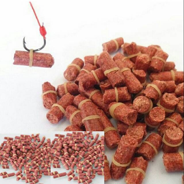 Umpan Pancing Pelet Ikan Carp Aroma Rumput 100pcs - Brown