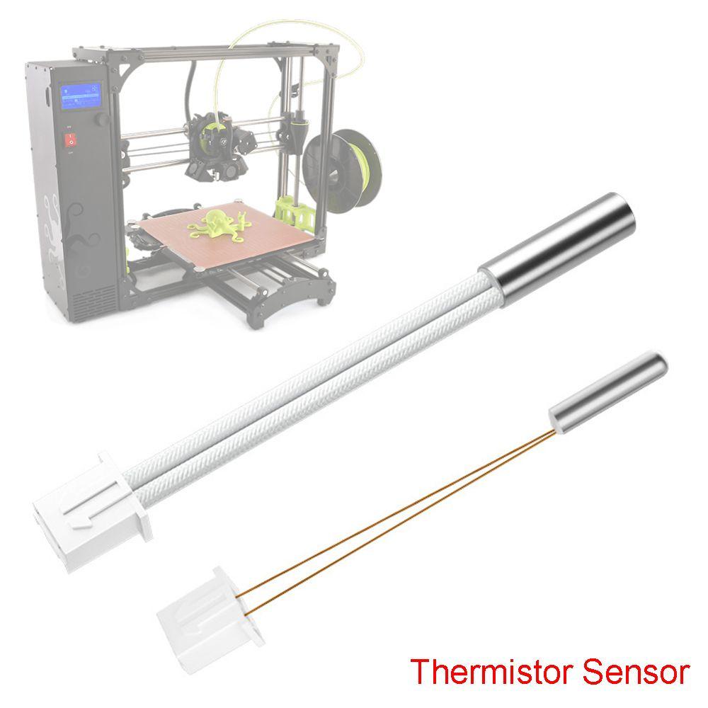 Top 2Set Thermistor Professional 3D Printer Aksesoris Tahan Panas Pengukur Suhu