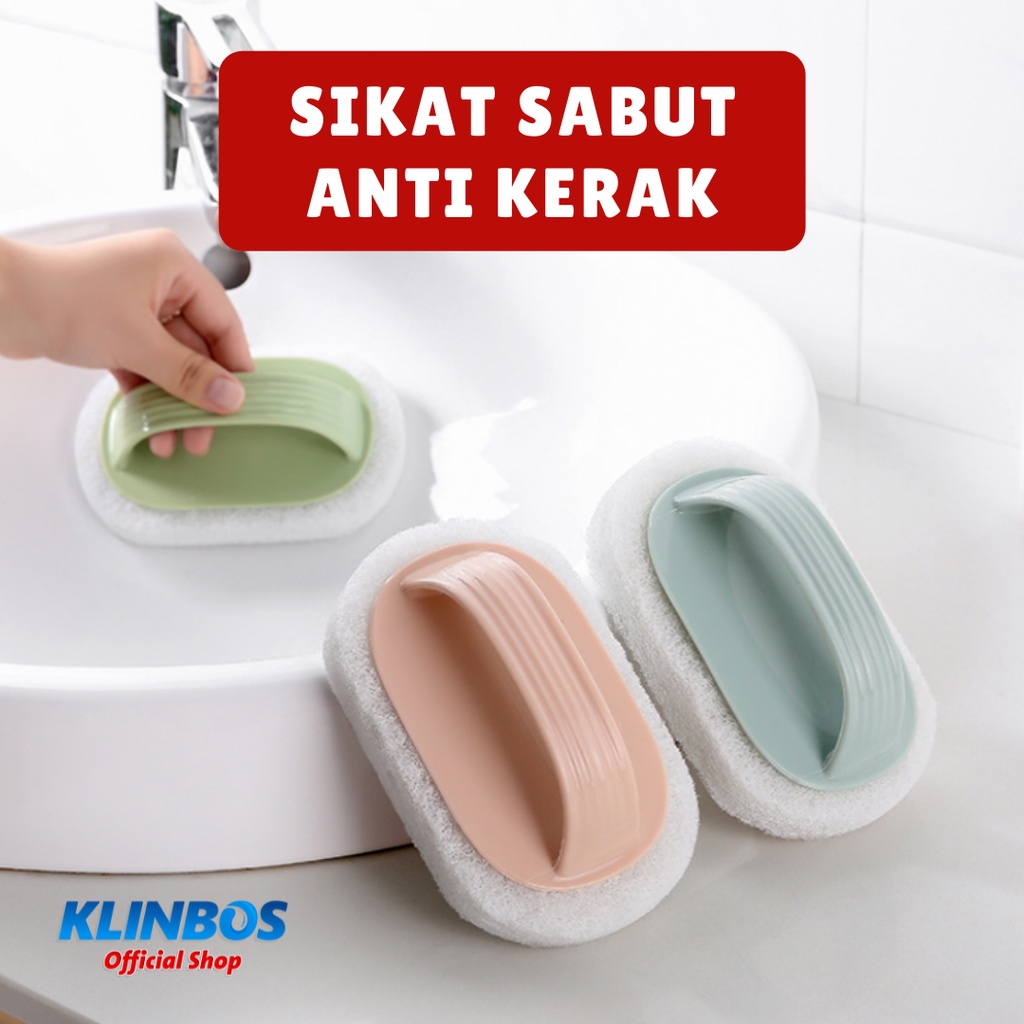 Sikat Sabut Anti Kerak Toilet &amp; Dapur - Pembersih Cuci Piring Lantai Wastafel WC Kaca Wajan Serbaguna